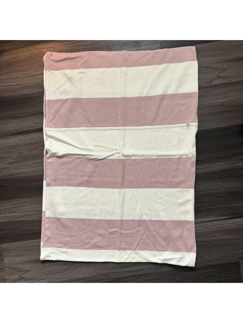 Lululemon Infinity Twist And Shout Scarf Color Block Striped OS Beige Mauve